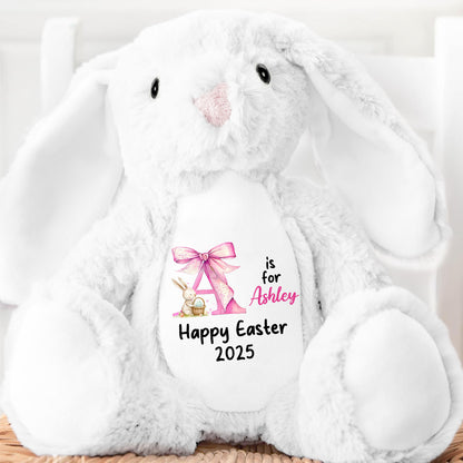 Easter Alphabet - Personalized Stuffed Bunny