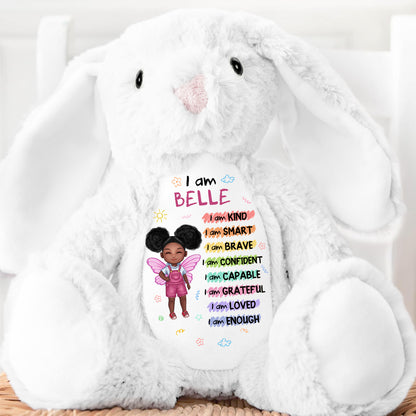 I Am - Personalized Stuffed Bunny