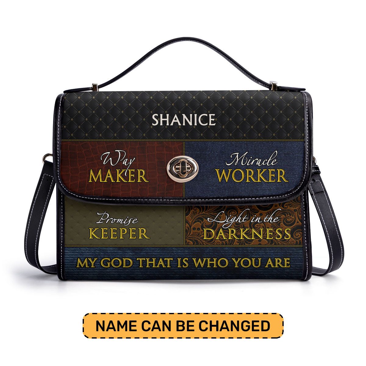 Way Maker - Personalized Leather Satchel Bag MB51