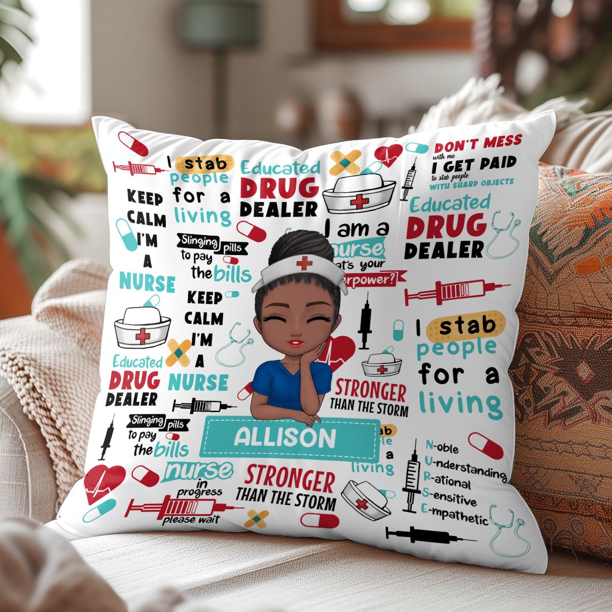 Nurse - Personalized Pillow