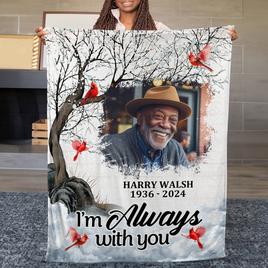 I Am Always With You - Personalized Fleece Blanket