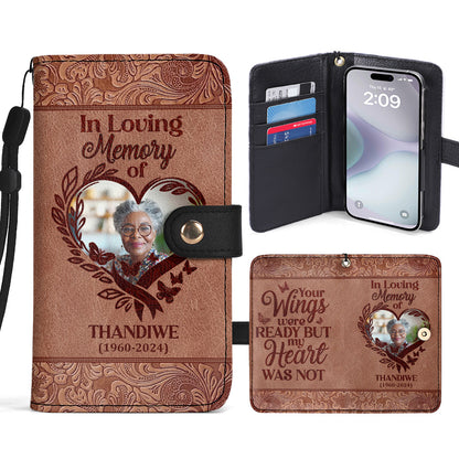 Your Wings Were Ready - Personalized Wallet Case SBWACLM2005M