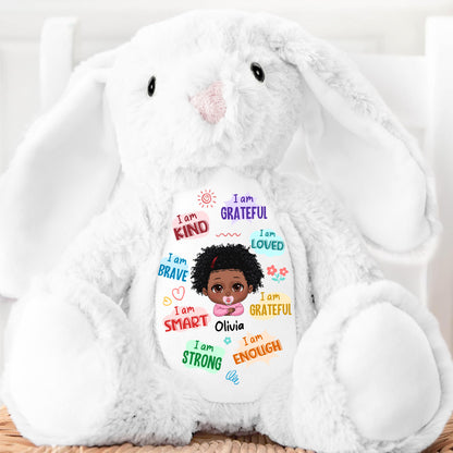 I Am - Personalized Stuffed Bunny