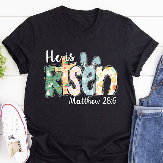 He Is Risen - Personalized Unisex T-shirt