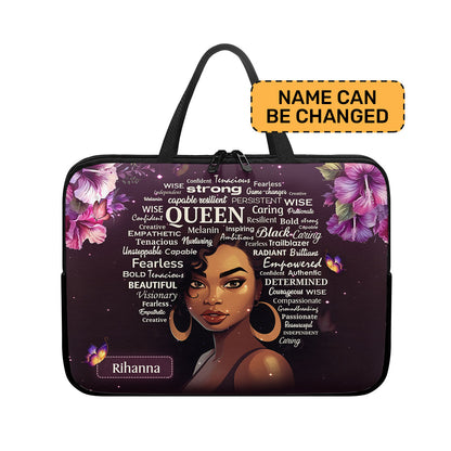 Black Queen - Personalized Laptop Sleeve SB37