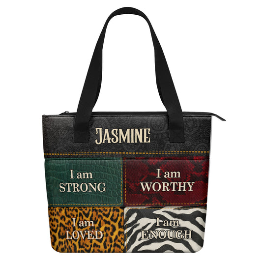 I Am Worthy - Personalized Comfortable Tote Bag