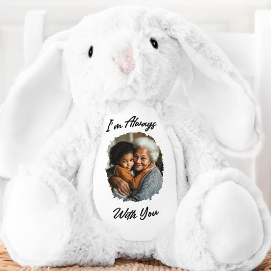 I'm Always With You - Personalized Stuffed Bunny