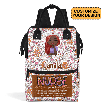 Nurse Definition - Personalized Duckbilled Backpack SBDBPLM1745M