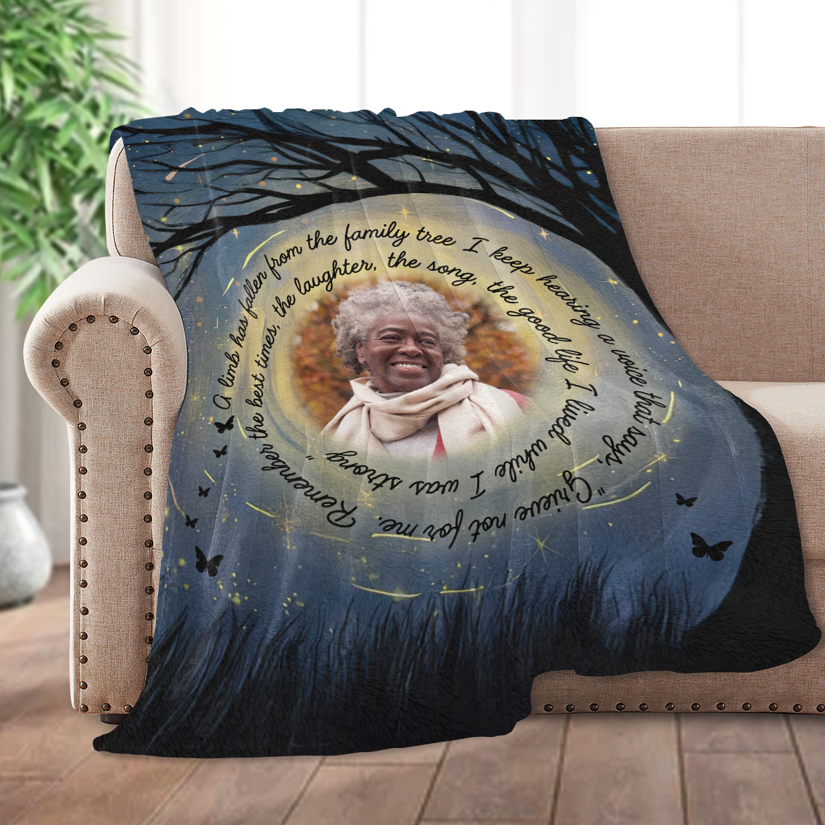 A Limb Has Fallen From The Family Tree - Personalized Fleece Blanket