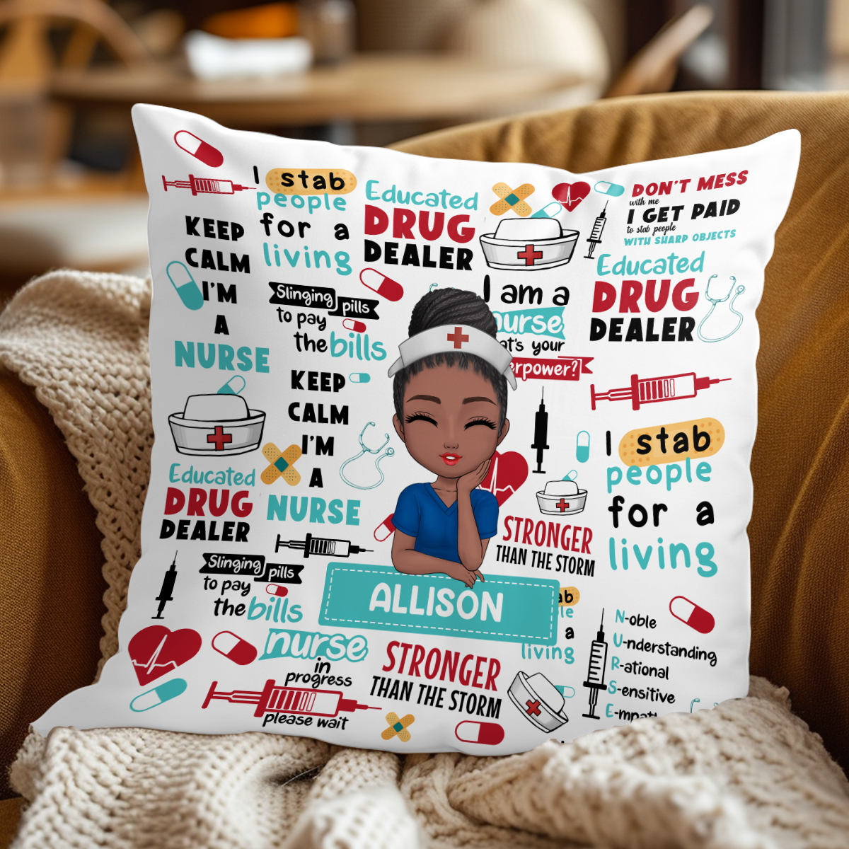 Nurse - Personalized Pillow