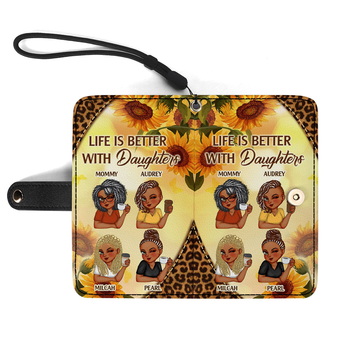 Like Mother Like Daughter - Personalized Wallet Case SBWACLN1099D