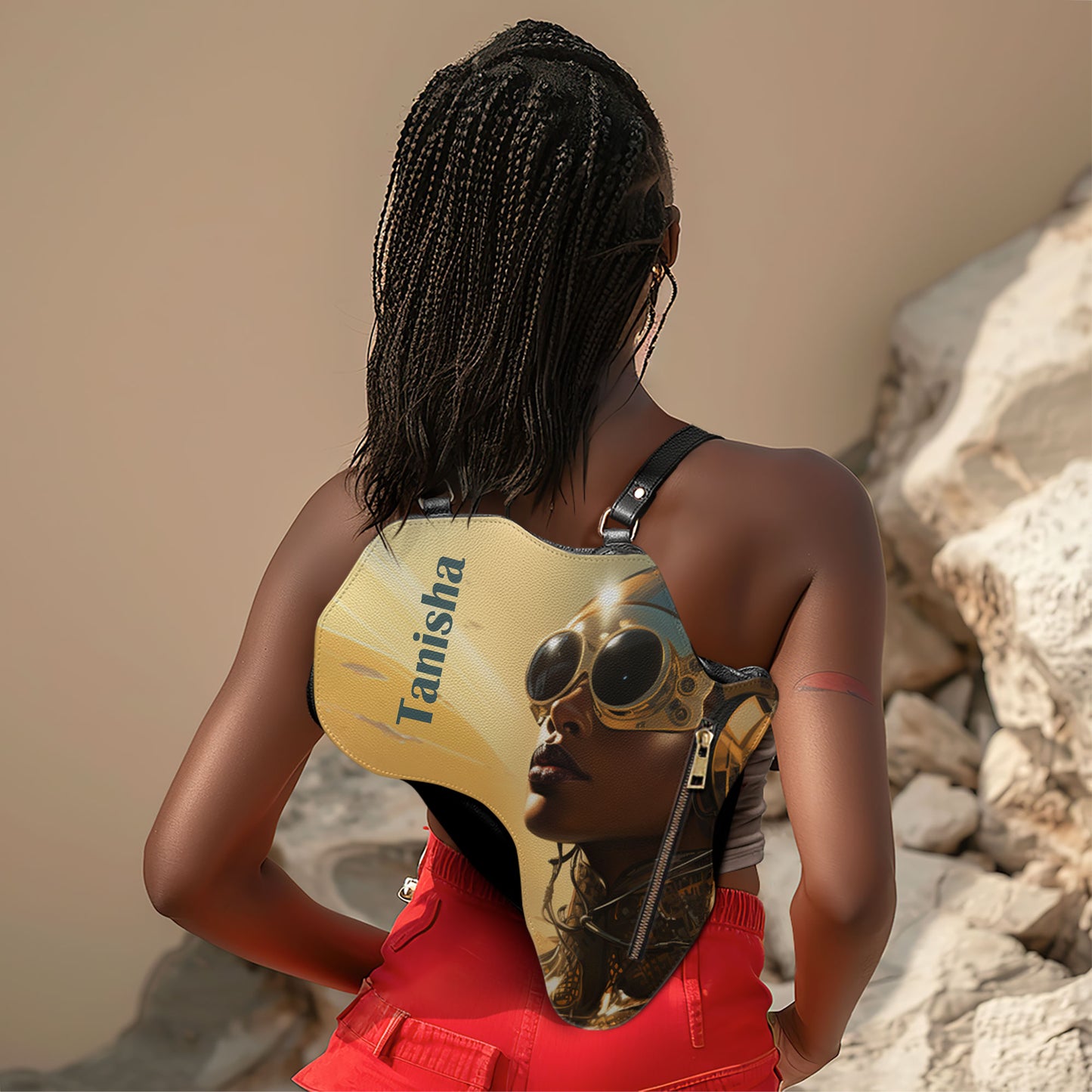 Afrofuturism14 - Personalized Africa Bag SBT984