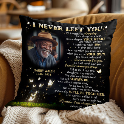 I Never Left You - Personalized Crystal Velvet Pillow