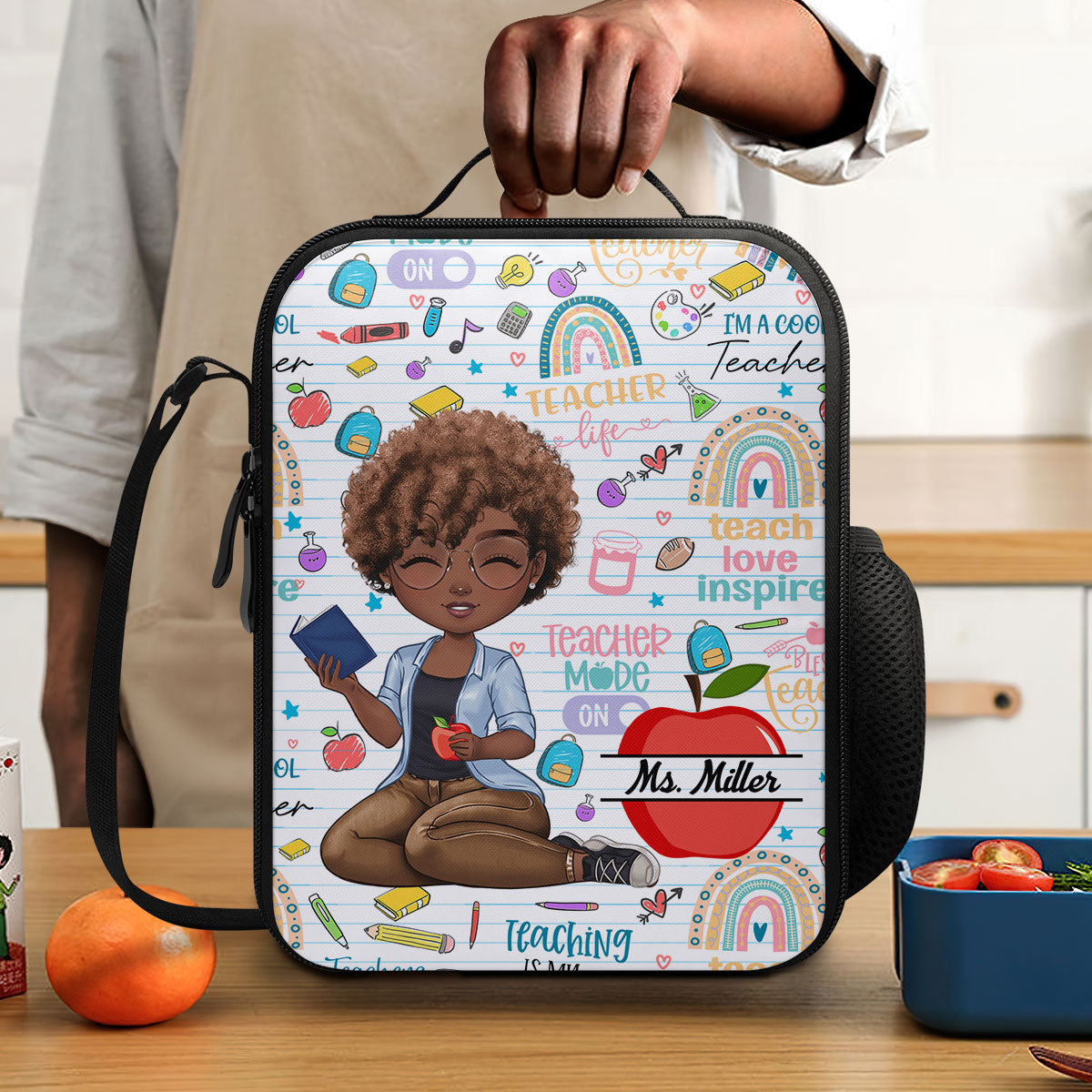 Teacher - Personalized Lunch Box Bag SBLBBLM1658TA