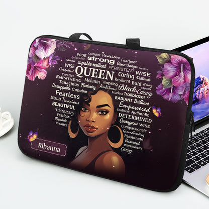 Black Queen - Personalized Laptop Sleeve SB37