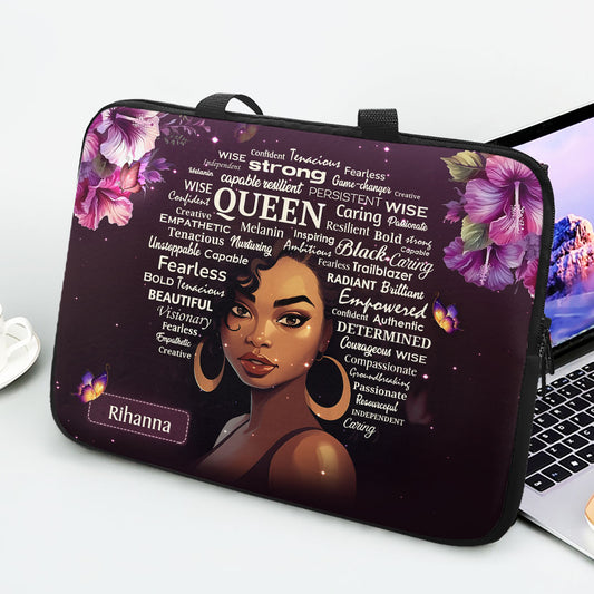 Black Queen - Personalized Laptop Sleeve SB37