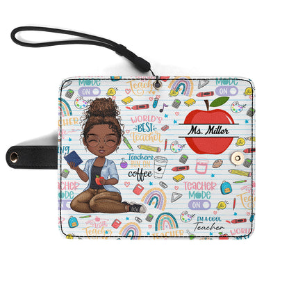 Teacher Mode On - Personalized Wallet Case SBWACLM1138D