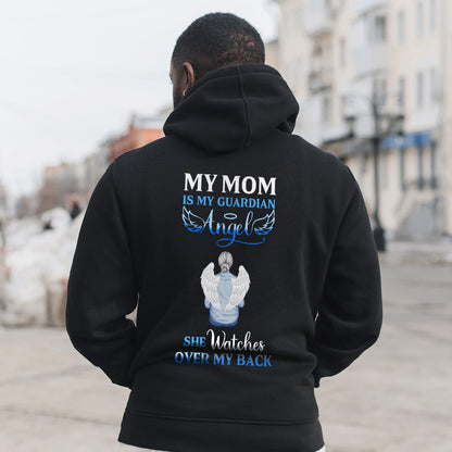 My Dad Is My Guardian Angel - Personalized Pullover Hoodie