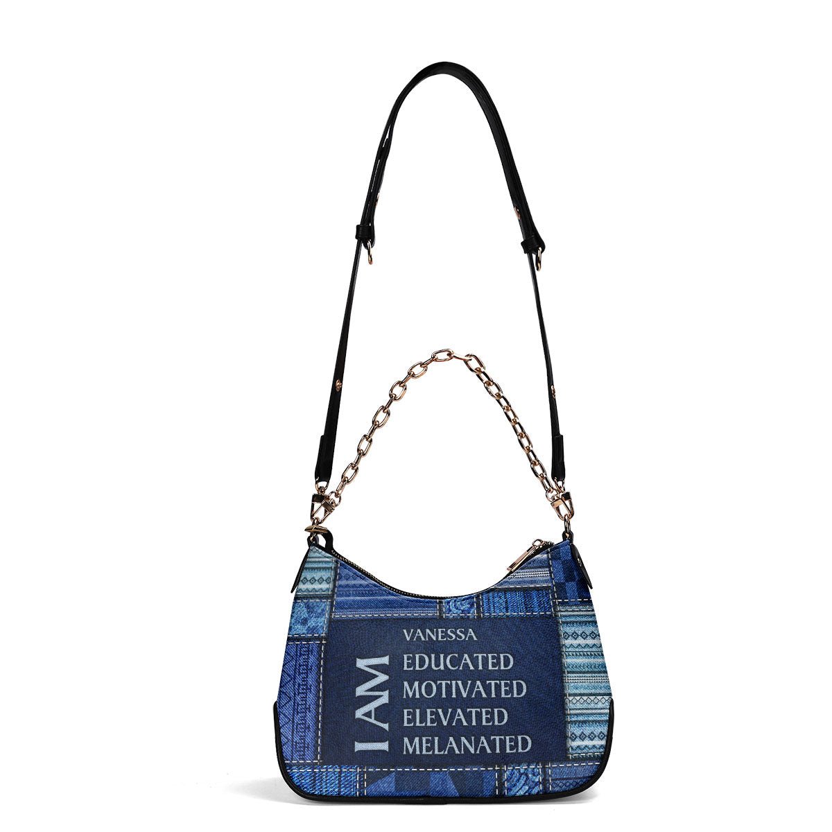 I Am - Personalized Chain Shoulder Bag SB28