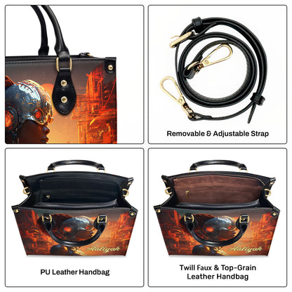 Afrofuturism03 - Personalized Leather Handbag SB116