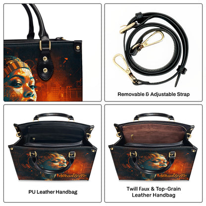 Afrofuturism01 - Personalized Leather Handbag SB117