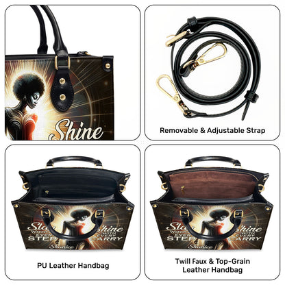 Slay And Shine - Personalized Leather Handbag SB306