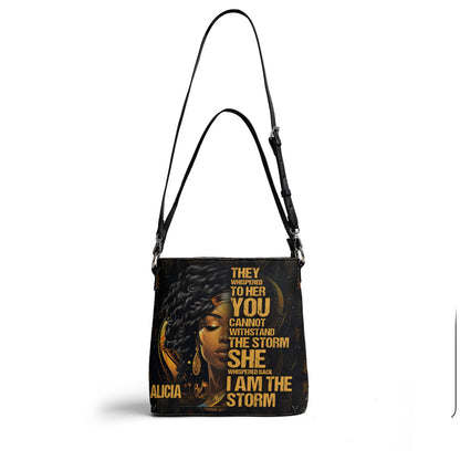 I Am The Storm - Personalized Bucket Bag SBBD18LM1283TA