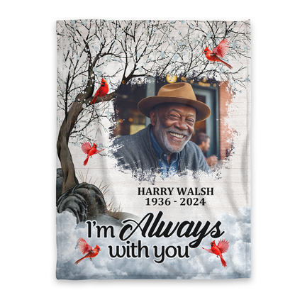 I Am Always With You - Personalized Fleece Blanket