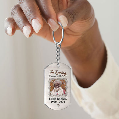 Always On My Mind Forever In My Heart - Personalized Stainless Steel Keychain