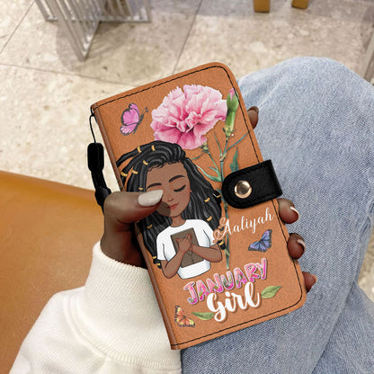 She Can Do All Things Through Christ Who Strengthens Her - Personalized Wallet Case SBWACLHA1289M