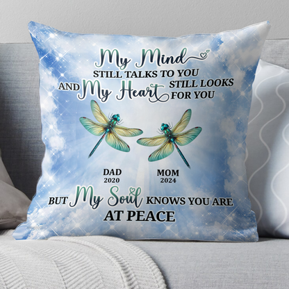 My Mind Still Talks To You - Personalized Pillow