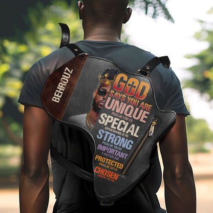 God Says You Are - Personalized Africa Bag ABM02