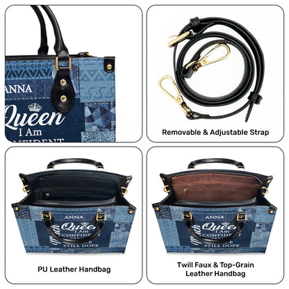 Queen - Personalized Leather Handbag SBN01