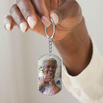 Always On My Mind Forever In My Heart - Personalized Stainless Steel Keychain