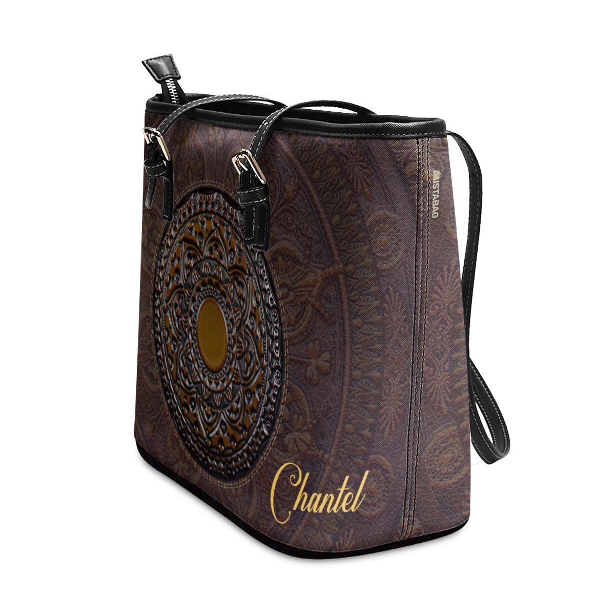 The Mysticism - Personalized Leather Totebag STB25