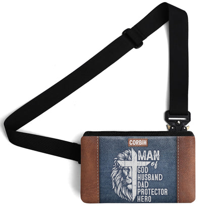 Man Of God - Personalized Men Cross Body SBMCBN37