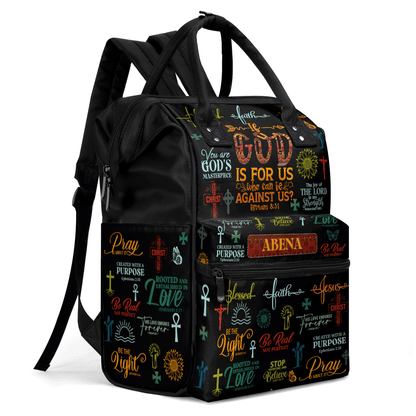 If God Is For Us - Personalized Duckbilled Backpack SBDBPLM1489L