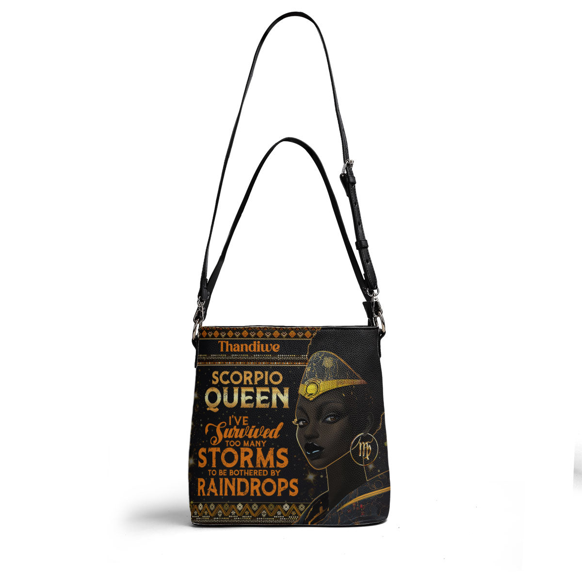 I Would Survived Too Many Storms Zodiac Sign - Personalized Bucket Bag SBBD18LM2021L