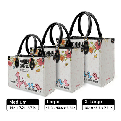 Mommysaurus - Personalized Leather Handbag SB5758