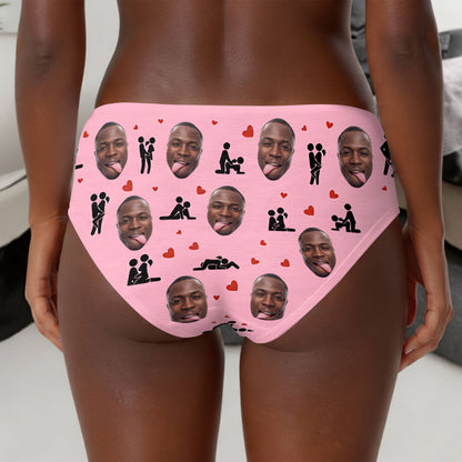 Only He Can Insert Here - Personalized Women's Low-waisted Brief