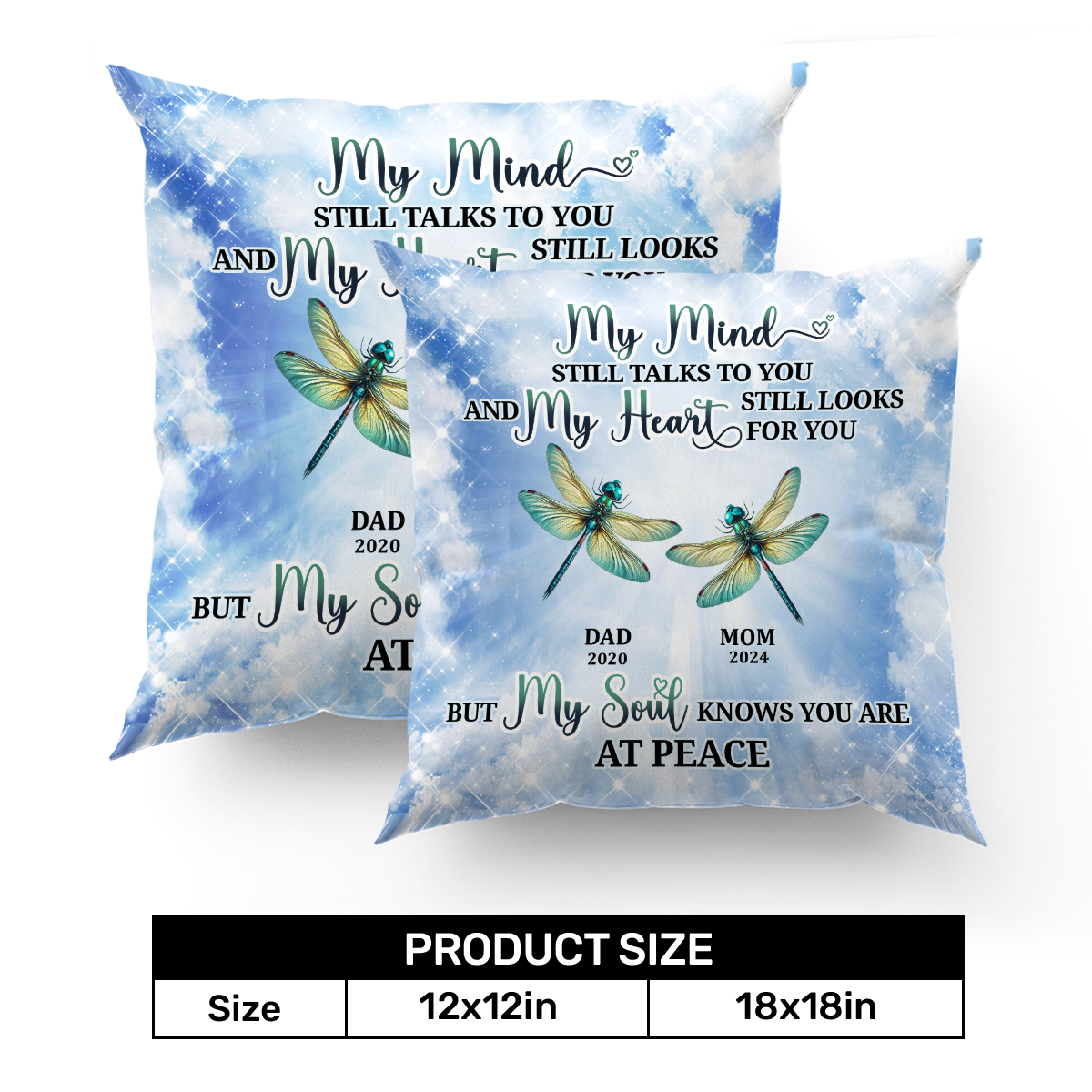 My Mind Still Talks To You - Personalized Pillow