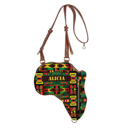 Africa Map 10 - Personalized Africa Bag SBT23