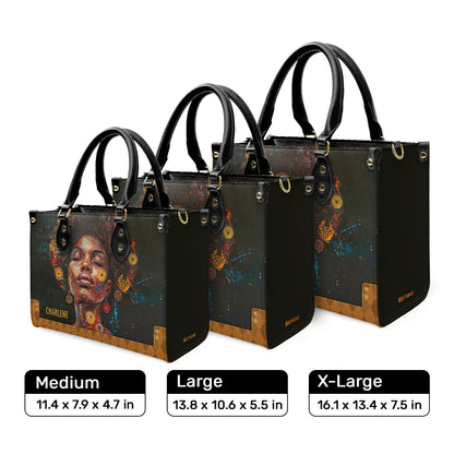 Afrocentrism 09 - Personalized Leather Handbag SBT09