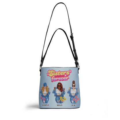 Sisters Forever - Personalized Bucket Bag SBBD18LHA1319D