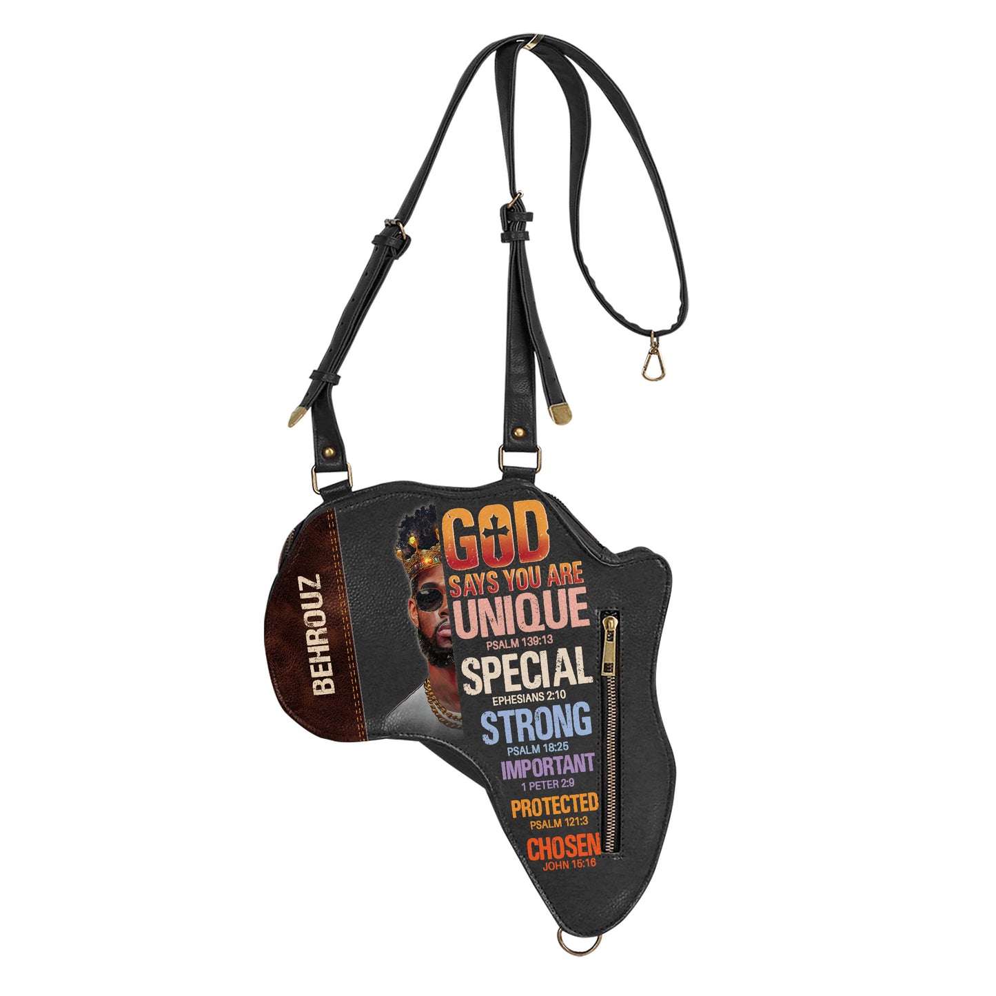 God Says You Are - Personalized Africa Bag ABM02