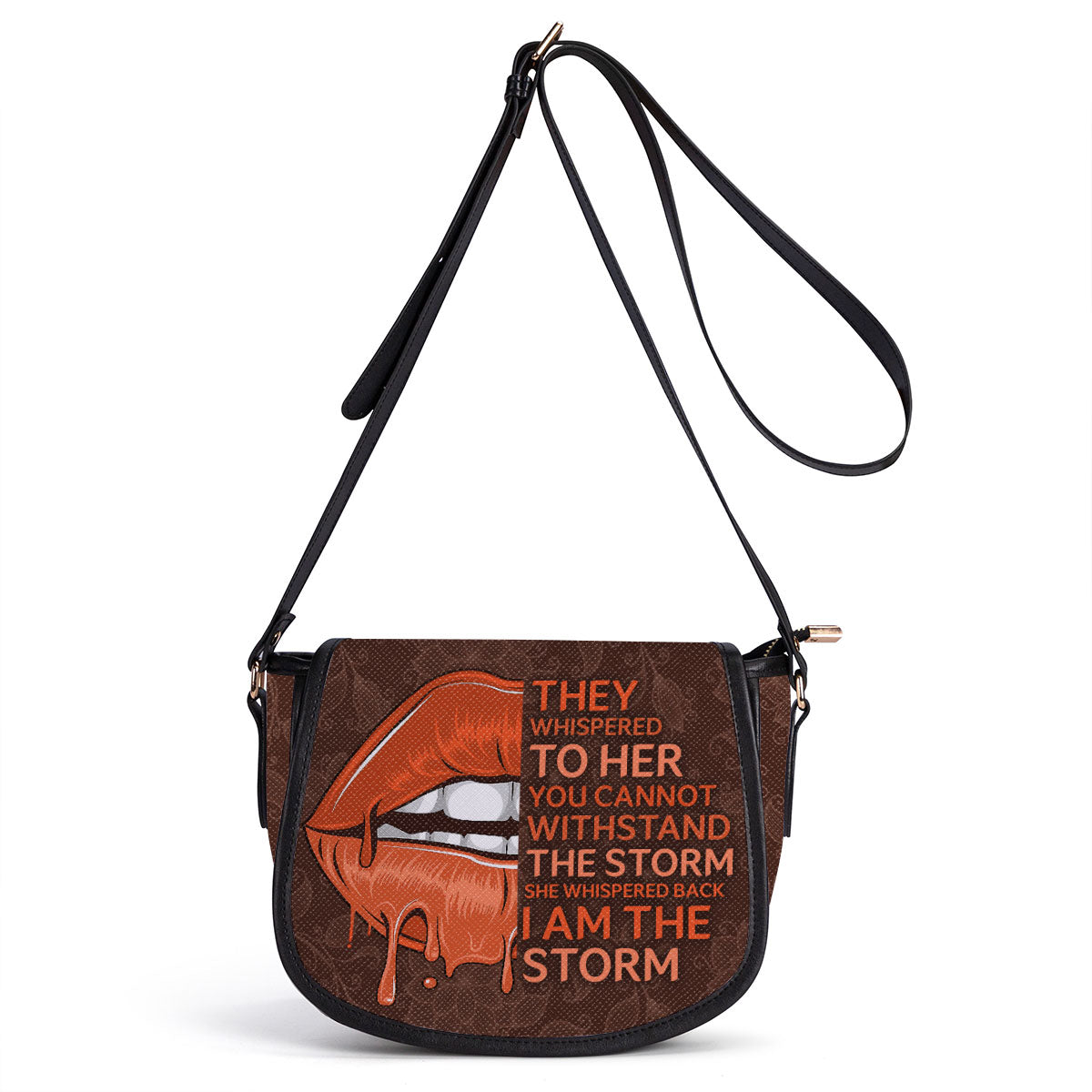 Storm - Leather Saddle Cross Body Bag SBN02