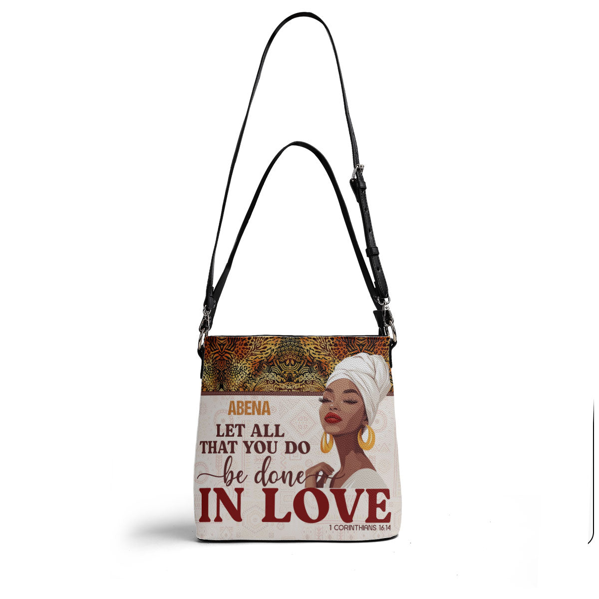 Let All You Do Be Done In Love - Personalized Bucket Bag SBBD18LM1298TA