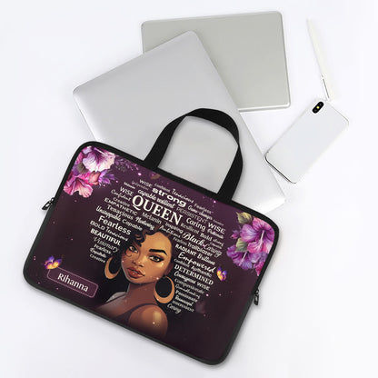 Black Queen - Personalized Laptop Sleeve SB37