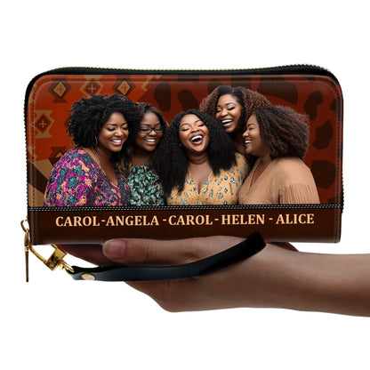 Our Friendship Is Not A Big Thing - Personalized Leather Clutch Purse