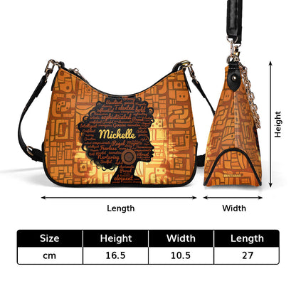 Afro Queen - Personalized Chain Shoulder Bag SB47